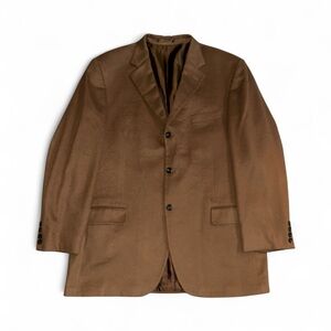 Arnold Brandt Loro Piana 100% Cashmere Brown 3 Button Blazer Sport Coat 50R?
